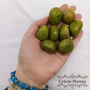 Opale verte roulée - Australie