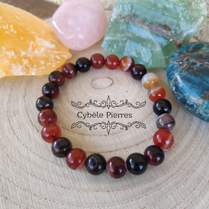 Bracelet Sardonyx (8mm) - 17cm