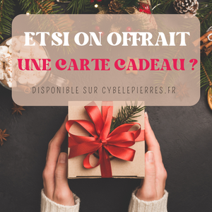 Carte cadeau Cybèle Pierres – Montant au choix, sans frais