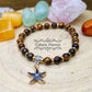 Bracelet Summer Black : Oeil de tigre (6mm) - 17cm