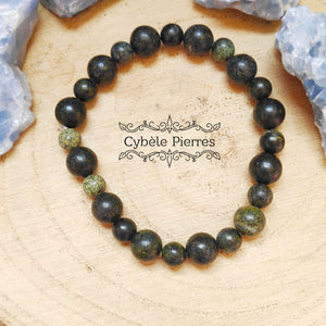 Bracelet Serpentine (6 et 8mm) - 18cm