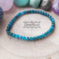 Bracelet Apatite bleue Extra - 4mm - 17cm