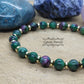 Bracelet Anyolite (Rubis-Zoïsite) (6mm) - 17.5cm