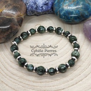 Bracelet On lâche prise ! - Séraphinite (8 et 6mm)