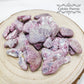 Lot de 3 petites Rubellites brutes (Tourmaline rose) - Brésil