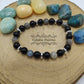 Bracelet Protection et Energie: Obsidienne Oeil Céleste et Labradorite (8mm) - 18cm [🔥Dernier exemplaire!]