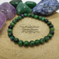 Bracelet Anyolite (Rubis-Zoïsite) - (6mm) - 17.5cm