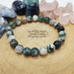 Bracelet Agate Arbre (8mm) 17.5cm