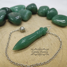 Charger l&#39;image dans la galerie, Pendule Divinatoire Egyptien - Aventurine verte
