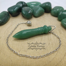 Charger l&#39;image dans la galerie, Pendule Divinatoire Egyptien - Aventurine verte