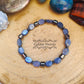 Bracelet Acceptation de soi - Cyanite (6mm) - 17cm
