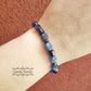 Bracelet Acceptation de soi - Cyanite (6mm) - 17cm