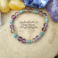 Bracelet Allégresse- Jade Vert de Chine et Amétrine (6 et 8mm)