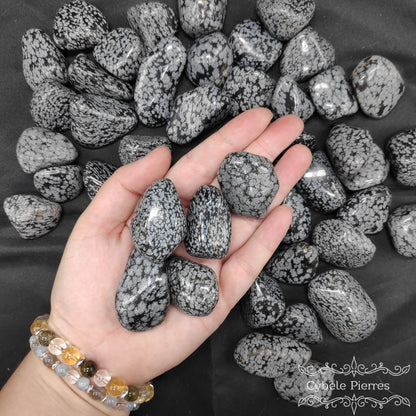 Obsidienne Flocons de neige - Mexique