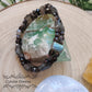 Bracelet Double Magnifique  - Obsidienne argentée Facettée et Labradorite  (4 et 6mm) -18cm