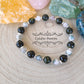 Bracelet Croissance - Serpentine et Agate Arbre (6 et 8mm) - 18cm