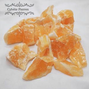 Calcite orange (Pierre brute) - Mexique