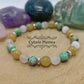 Bracelet Rayonnement - Héliodore, Sélénite et Variscite (8mm) -19cm