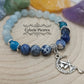 Bracelet Morgana - Aigue-Marine, Apatite & Sodalite (8mm) - 17cm