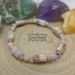 Bracelet Opale Rose (10mm et 4mm) - 18cm
