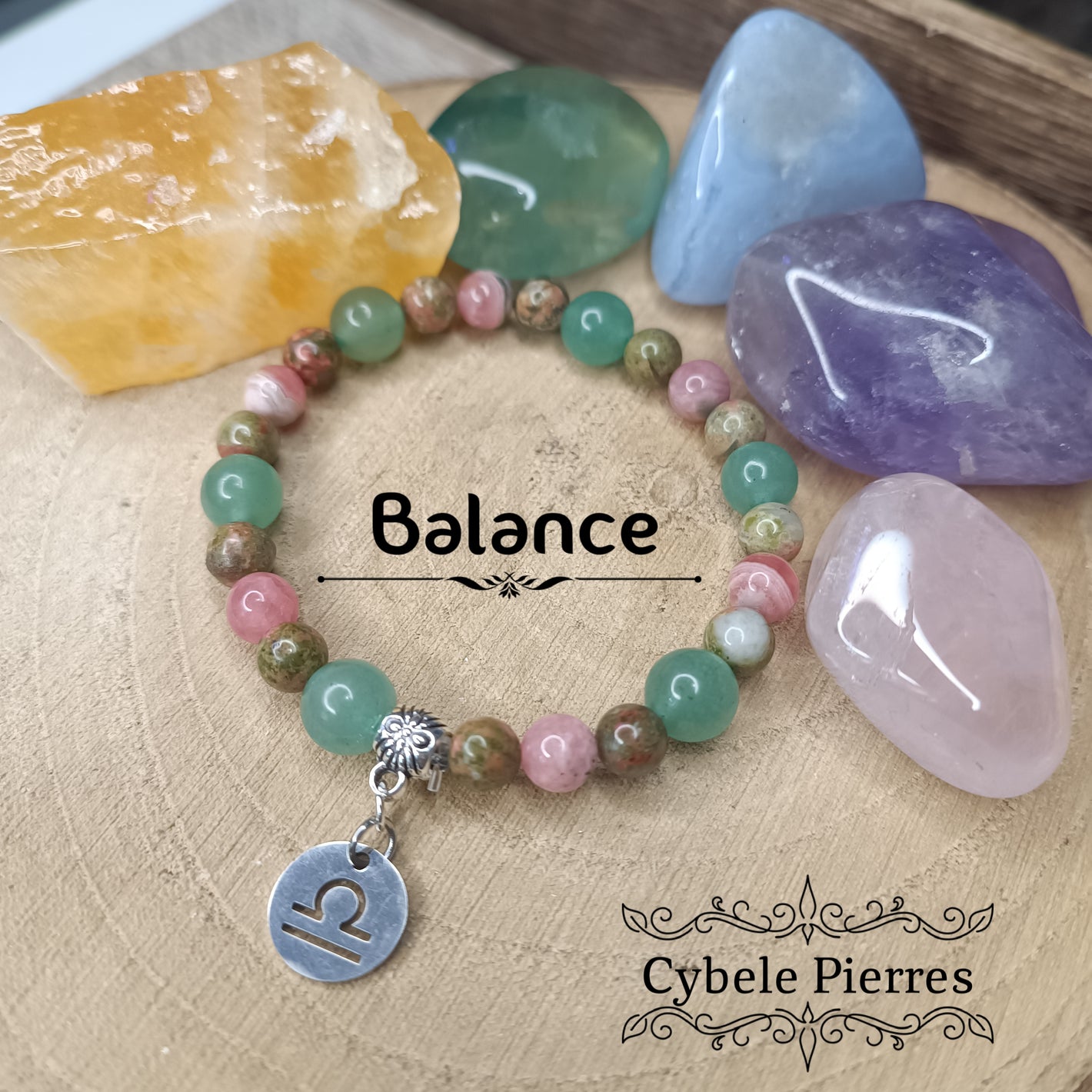 M - Bracelet Astrologie - 1 - Balance - 17cm