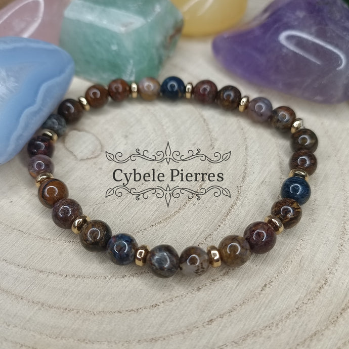 Bracelet Piétersite (6mm) - 18cm