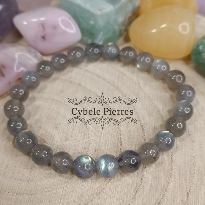 Bracelet Labradorite extra (7mm) - 18cm
