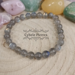 Bracelet Labradorite extra (7mm) - 18cm