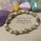 Bracelet Apaisement du coeur - Opale verte et Opale Rose-  (6 et 8mm) - 18cm
