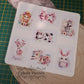 Pack de 14 Stickers "Bébé Animaux Kawaii" - Nature