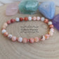 Bracelet Perspicacité - Opale de feu (6mm) - 18cm - Cybele Pierres