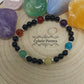 Bracelet Thanos (6 et 8mm) - 18cm - Cybele Pierres