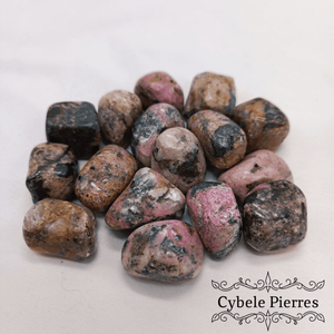 Cobaltocalcite (Calcite de Cobalt) roulée - Congo | Apaisement & Harmonie - Cybele Pierres
