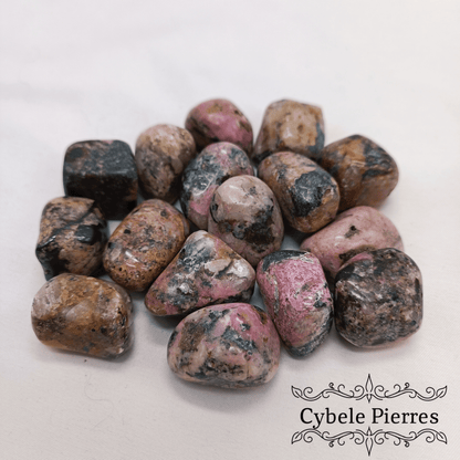 Cobaltocalcite (Calcite de Cobalt) roulée - Congo | Apaisement & Harmonie - Cybele Pierres