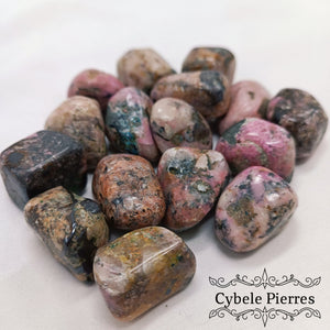 Cobaltocalcite (Calcite de Cobalt) roulée - Congo | Apaisement & Harmonie - Cybele Pierres
